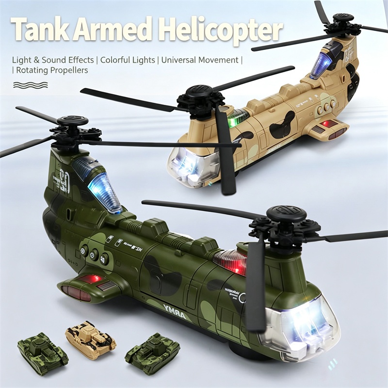 Kids Toys Xmas - Elektrisches „Bump and Go“-Transportflugzeug-Spielzeug mit 360°-Drehung,