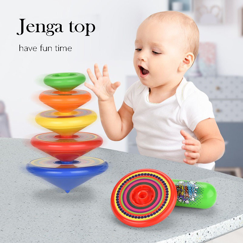Kids Toys Under 50 - Stapelbares Kreisel-Spielzeug für Kinder, Launcher-Turm-Kampfspiel, interaktives