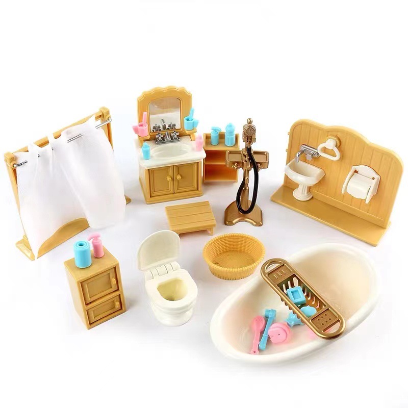 Kids Toys Kitchen Set - Puppenhaus Miniatur Geschenkbox Verpackung 1/12 Puppenhaus