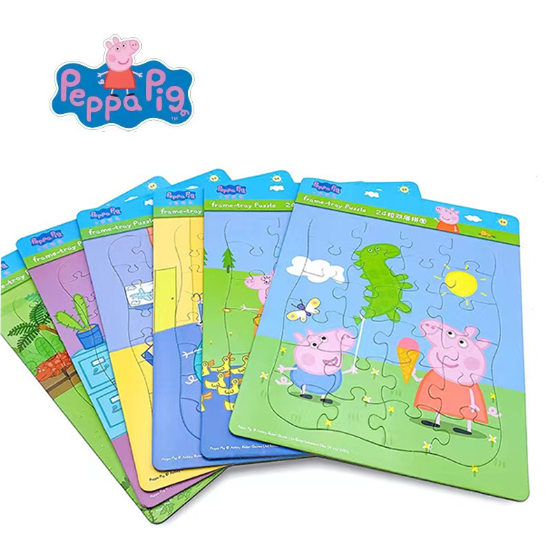 Kids Toys 3 Year Old - Peppa Pig Figuren MINI Puzzles Lernspielzeug