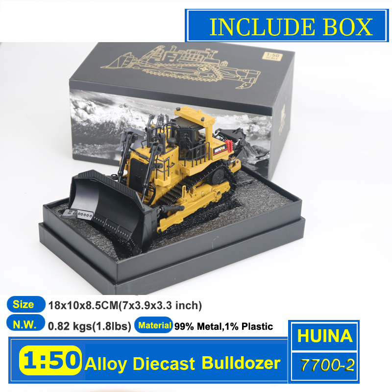 Kids Toys Under 50 - HUINA 1:50 LKW-Spielzeug Druckguss-Modell Legierungsfahrzeug Auto