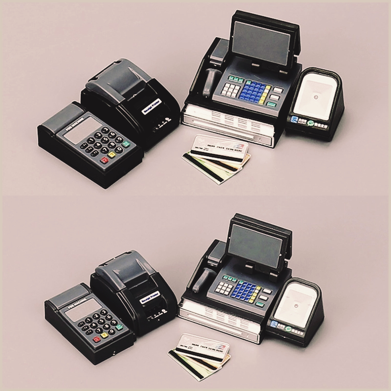 Toy Cash Register - 1Set Mini Registrierkasse Karte Maschine POS