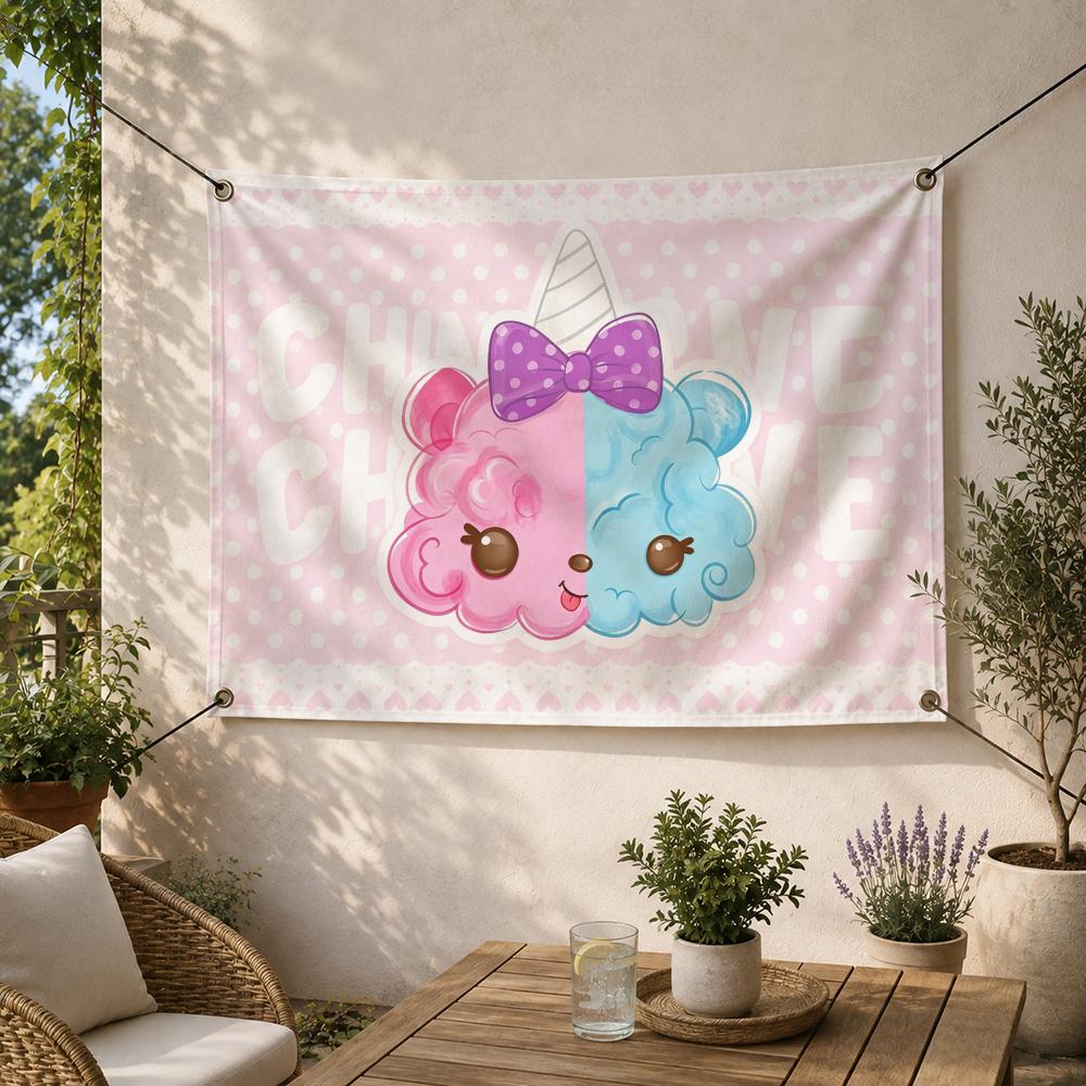 Kids Yard Toys - Süße, beliebte Mini-Num-Noms-Flaggen für Kinder, dekorative