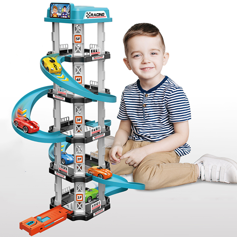 Auto-Rennstrecken-Rampenspielz – Catapult Launcher Toy Bewertung und Preis