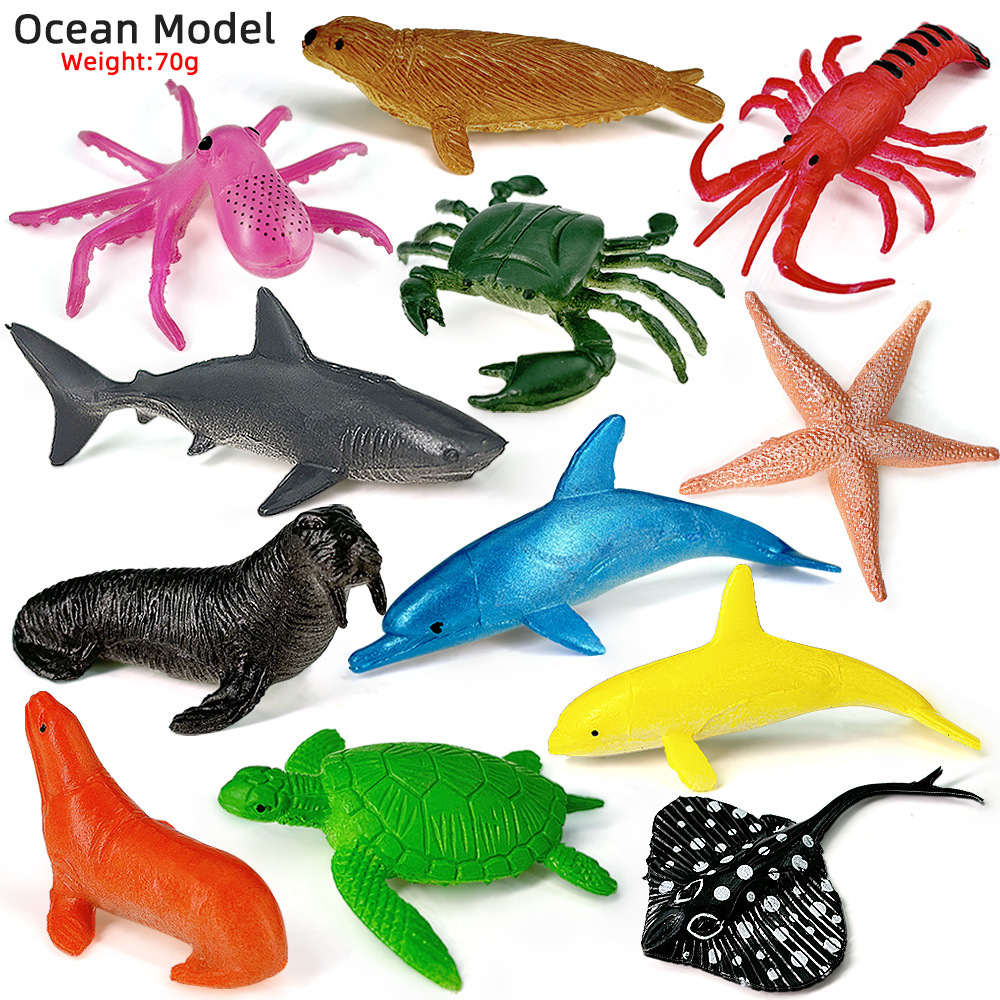 12 stücke Ozean Meer Leben Set – Kids Toys 3 Year Old Bewertung und Preis