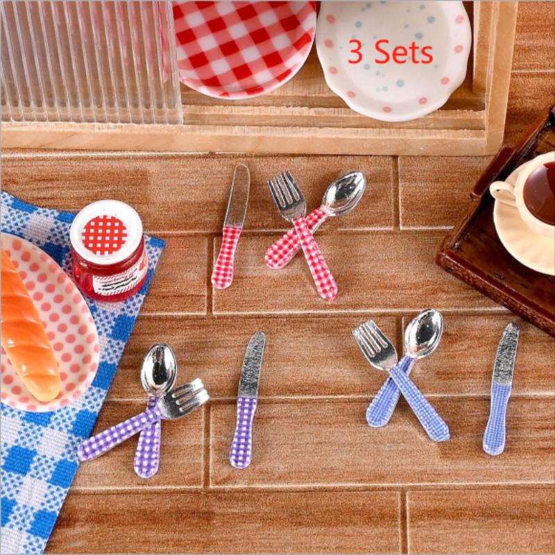 3 Set Puppenhaus Miniatur Küch – Kids Toys Kitchen Set Bewertung und Preis