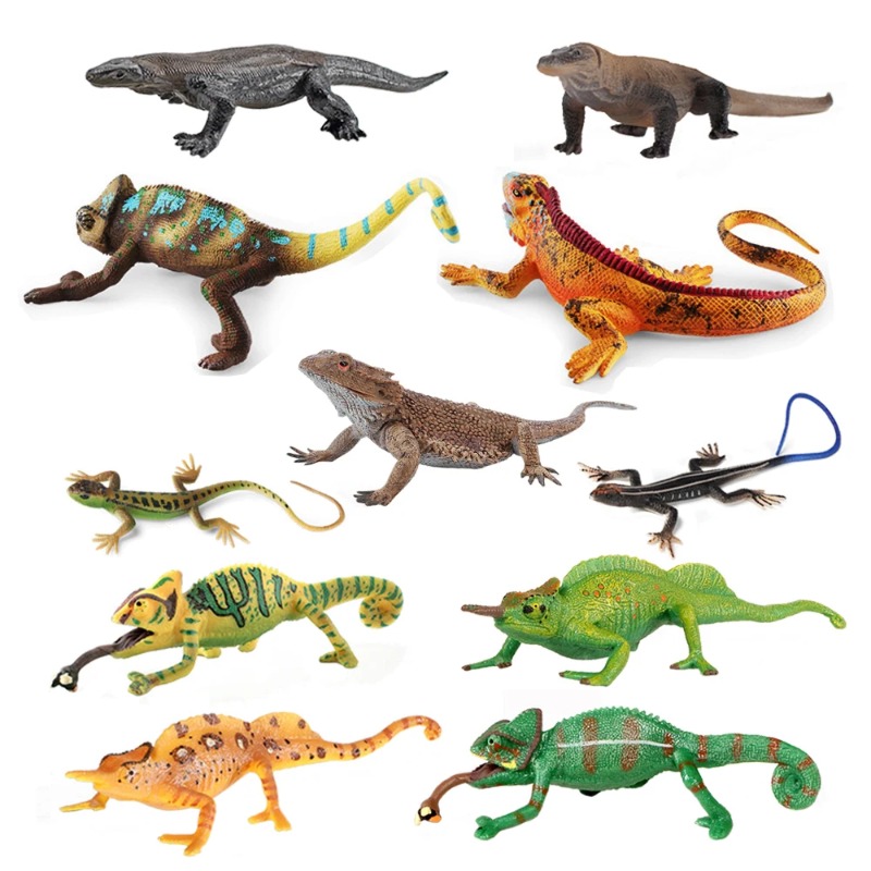 Iguana-Figuren, Chamäleon-Spie – Kids Toys Reviews Bewertung und Preis