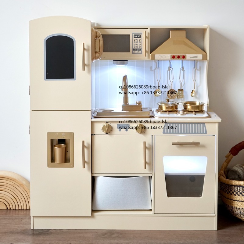 Pädagogisches Holz-Spielküchen – Kids Toys Kitchen Set Bewertung und Preis