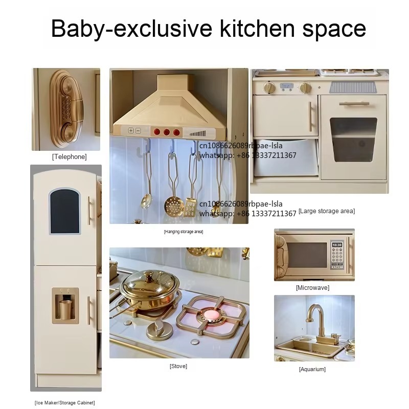 Pädagogisches Holz-Spielküchen – Kids Toys Kitchen Set Bewertung und Preis