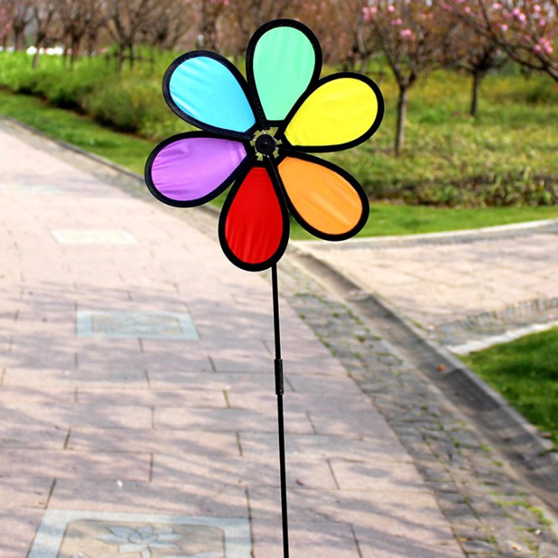 1 Stück Buntes Windrad Windspi – Kids Yard Toys Bewertung und Preis