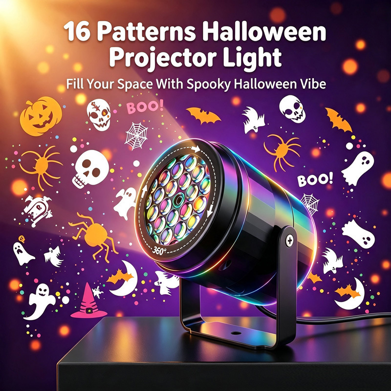 Halloween-Weihnachts-LED-Proje – Kids Yard Toys Bewertung und Preis