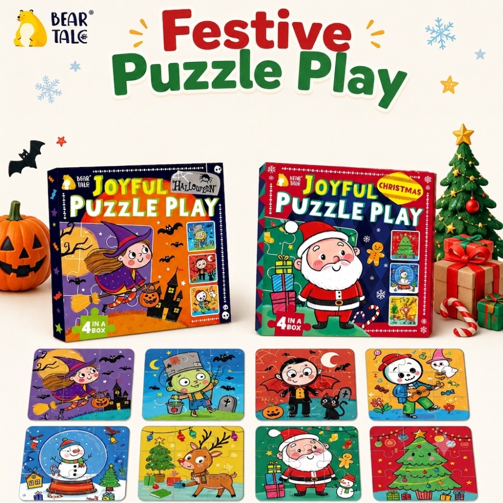 4-in-1-Halloween-Puzzles für K – Kids Toys Xmas Bewertung und Preis