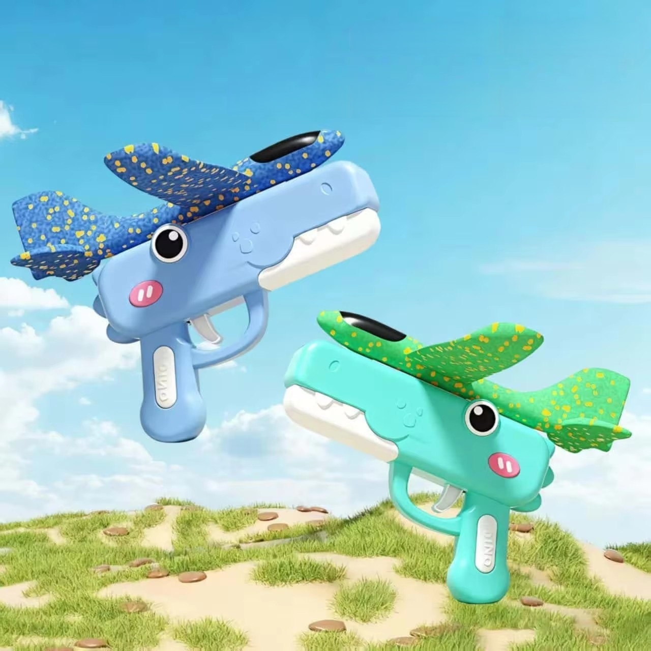 Dinosaurier-Schaumstoff-Flugze – Catapult Launcher Toy Bewertung und Preis
