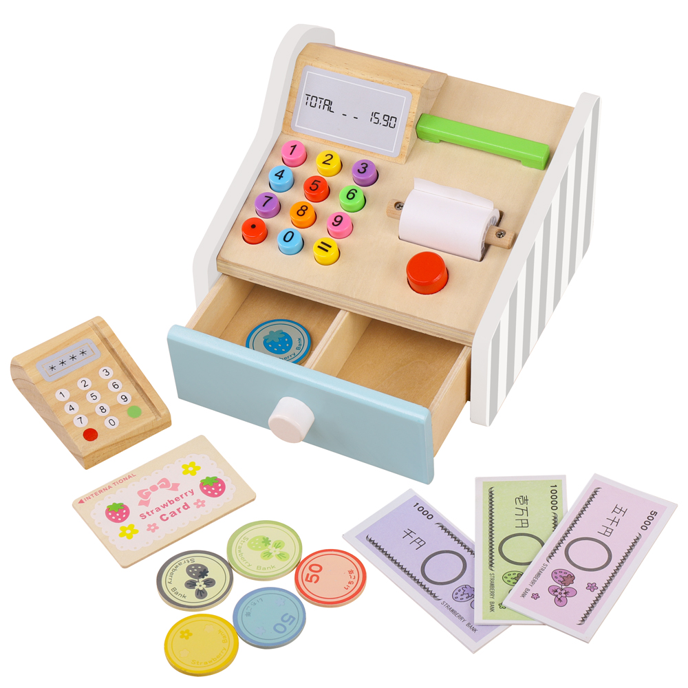 Registrierkasse aus Holz, Spie – Toy Cash Register Bewertung und Preis
